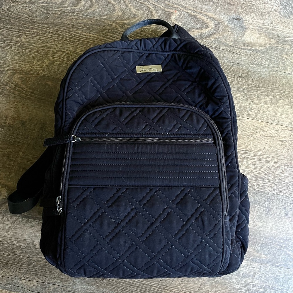Vera Bradley Navy Backpack